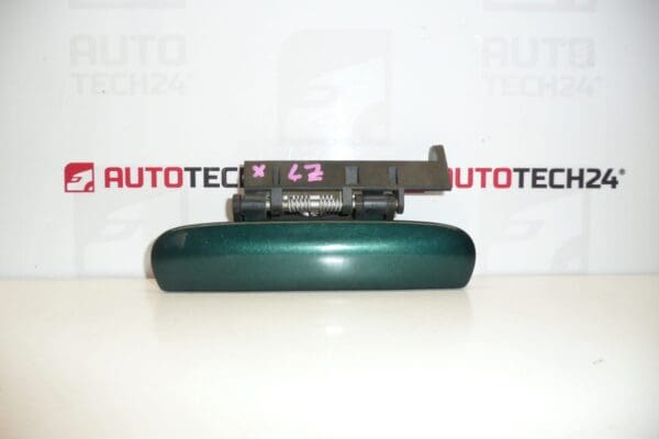 Maneta puerta trasera izquierda Citroën Xsara verde metalizado 9101N4