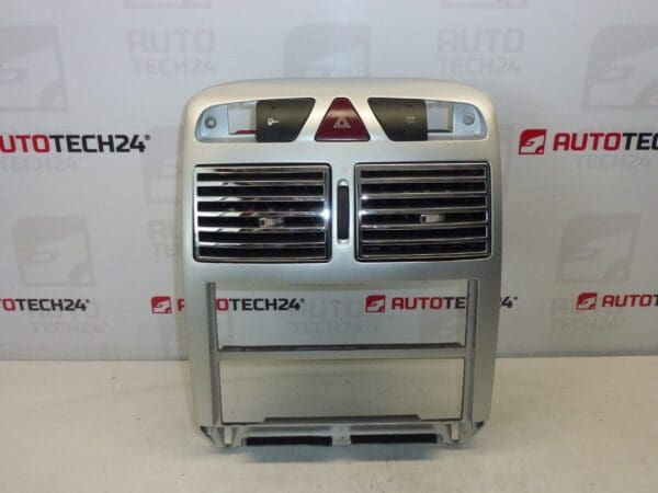 Bisel de radio con ventiladores Peugeot 307 9634505077 8211CZ