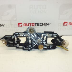 Enchufe para la luz trasera izquierda con un trozo de cableado Peugeot 307 6350P3