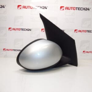 Espejo derecho plateado Citroën C1 Peugeot 107 KTB 87910-0H010 8149XY