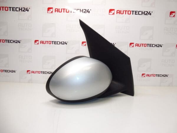 Espejo derecho plateado Citroën C1 Peugeot 107 KTB 87910-0H010 8149XY