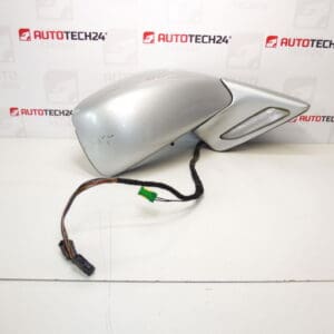 Espejo retrovisor derecho abatible eléctricamente gris EZRC Citroën C8 14888830ZR 8153FW