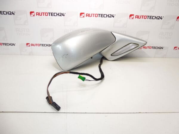 Espejo retrovisor derecho abatible eléctricamente gris EZRC Citroën C8 14888830ZR 8153FW