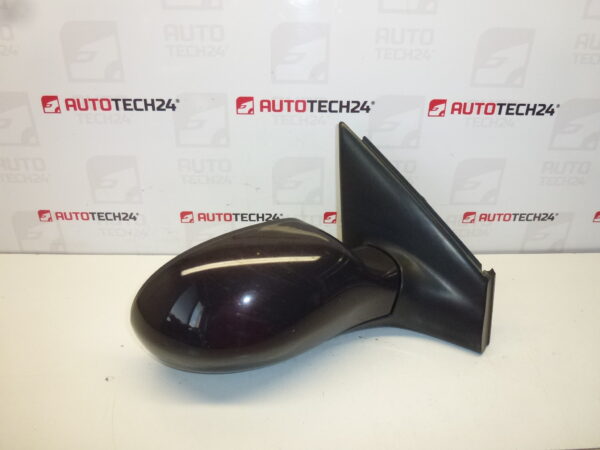 Espejo retrovisor derecho Citroën C5 abatible eléctricamente EFBD 8149WH