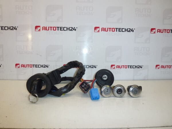 Juego de cerradura 1 llave Citroën Berlingo Peugeot Partner hasta 2002 4162AN 4162AP