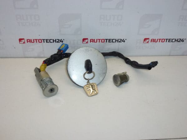 Juego de cerradura Peugeot 206 1 llave 4162EZ 4162NR