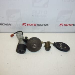 Juego de cerraduras + 1 llave a distancia Citroën C5 05-07 4162HE