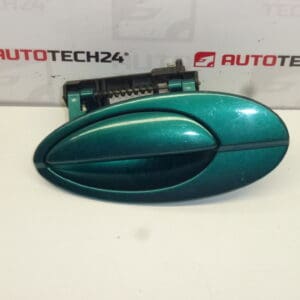 Maneta puerta trasera izquierda Citroën C5 I y II 9631831077 9101S7 verde