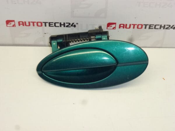 Maneta puerta trasera izquierda Citroën C5 I y II 9631831077 9101S7 verde