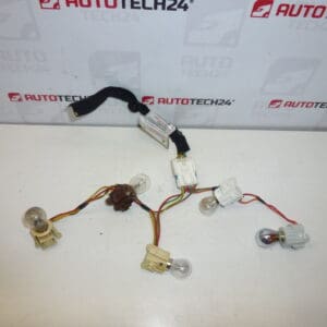 Peugeot 407 sedan 6350HP cableado de la luz trasera izquierda