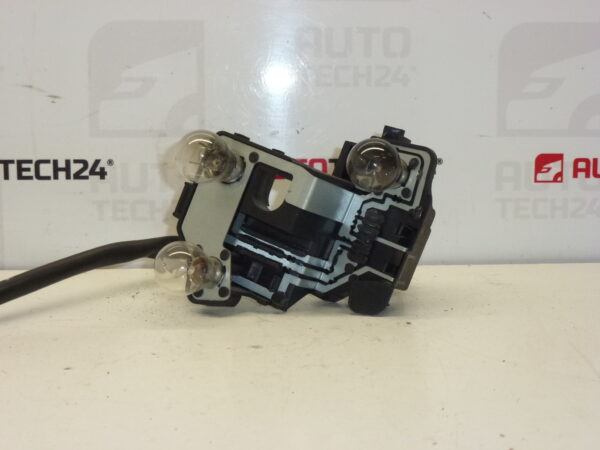 Pie de faro trasero derecho con cableado Peugeot 206 de 7/2003 6351S0