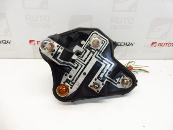 Portalámparas luz trasera derecha con cable Peugeot 207 SW 6351CT