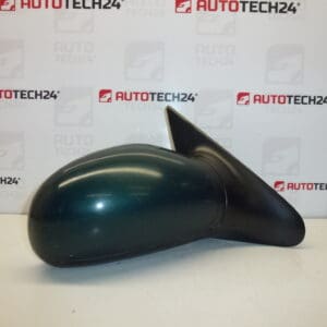 Retrovisor derecho verde metalizado Peugeot 406 8149T1