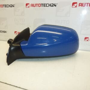 Retrovisor izquierdo Peugeot 307 azul EQJB 8149AW