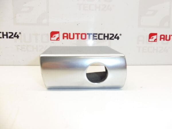 Tapa cerradura puerta delantera derecha Citroën Peugeot cromo 9119Y8