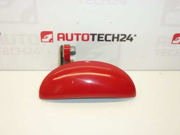 Tirador puerta delantera derecha Citroën C1 Peugeot 107 rojo 9101AH