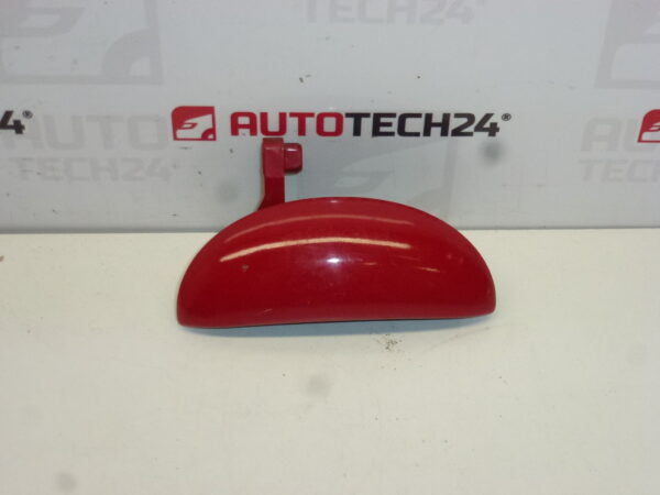 Tirador puerta trasera derecha Citroën C1 Peugeot 107 rojo 9101AN