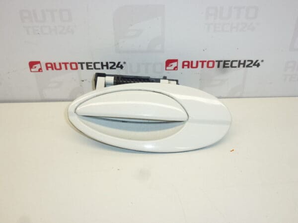 Tirador puerta trasera izquierda Citroën C5 I y II 9631831077 9101S7 blanco