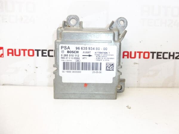 Unidad de airbag Bosch Peugeot 207 9663593480 0285010112 654664