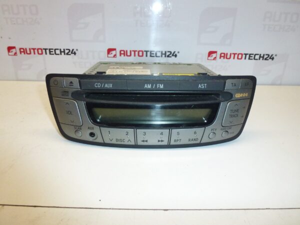 Radio coche radio con CD Citroën C1 Peugeot 107 86120-0H010 6564K6